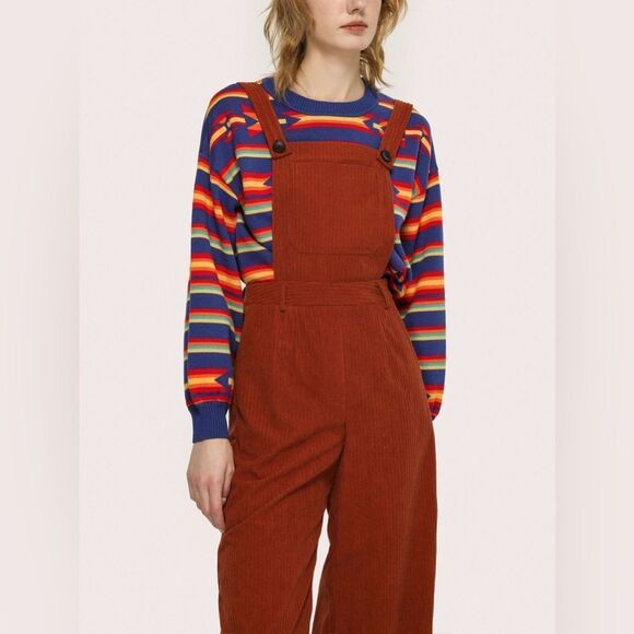 Cider Women's Brown Overalls - Picture 5 of 5
